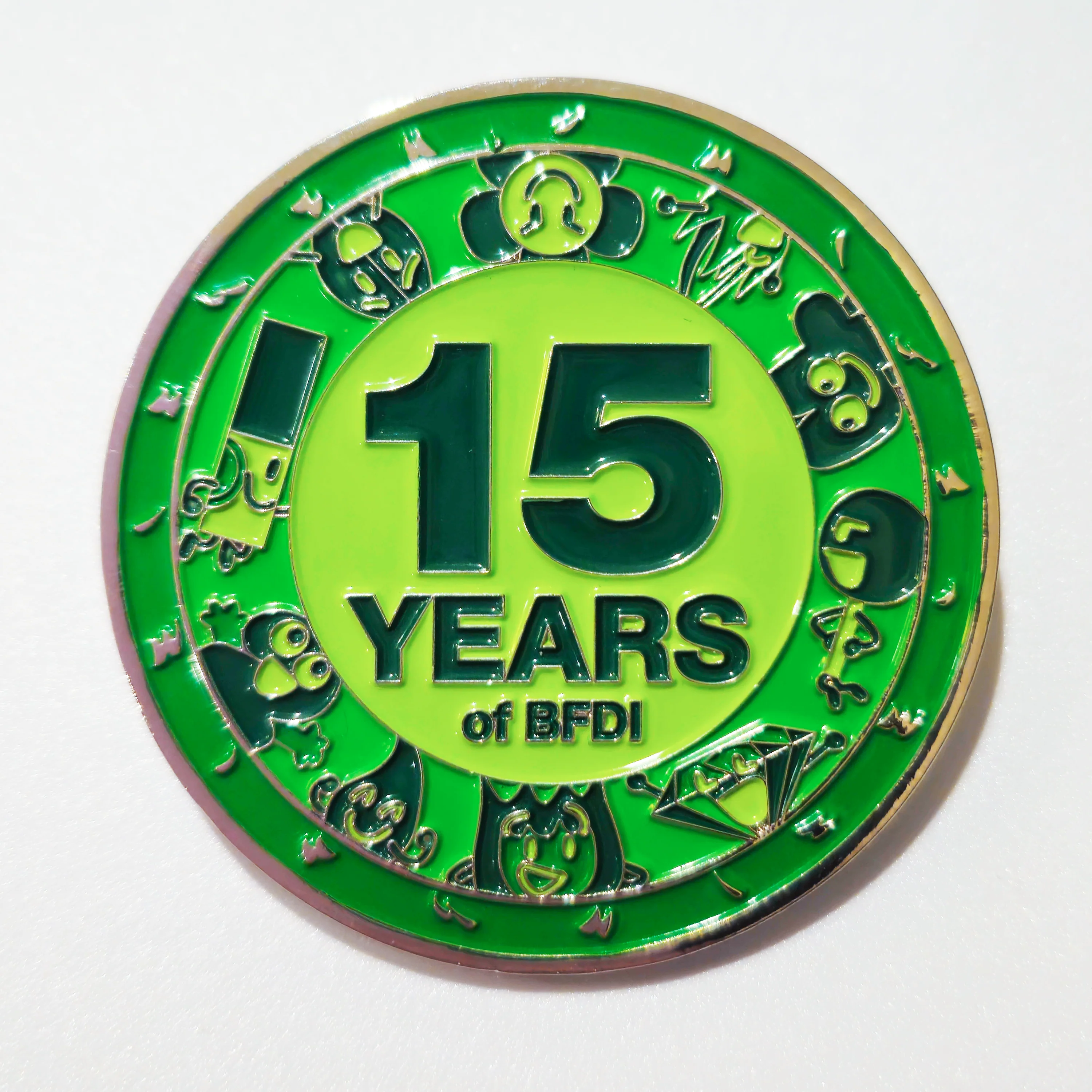 15 Years of BFDI Pin - Image 2